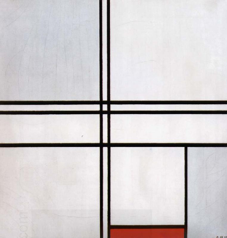 Piet Mondrian Conformation with a rde block oil painting picture